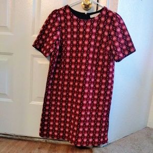 Ann Taylor Loft Red and Black Dress